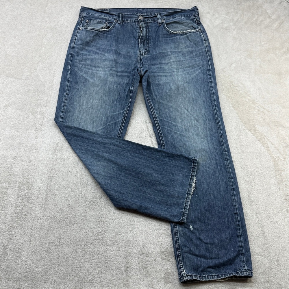 Levi's 559 Relaxed Straight Jeans Mens 36x32 Blue Medium Wash Denim Casual Loose